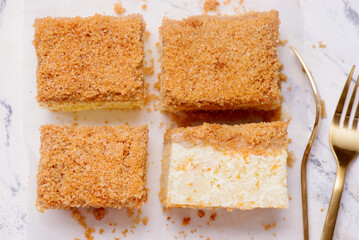 Cottage cheese Kugel  .style rustic