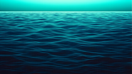 Obraz premium Abstract Ocean Waves Flowing Smoothly Under a Teal Sky Creates a Calming and Serene Background Image