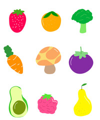 fruits and vegetables