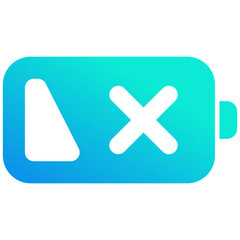Fototapeta premium Battery Empty Icon