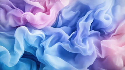 Fototapeta premium A visually soothing abstract background, featuring a seamless gradient of cobalt blue, delicate lavender