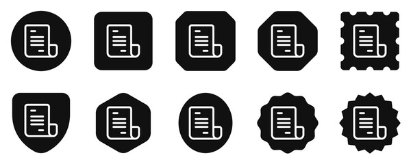 Editable document vector icon. Part of a big icon set family. Perfect for web and app interfaces, presentations, infographics, etc