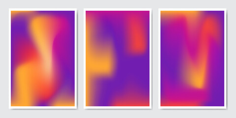 Fototapeta premium Liquid gradient color background design and Fluid composition. Creative illustration for poster, web, landing, page, cover, ad, greeting, card, promotion.