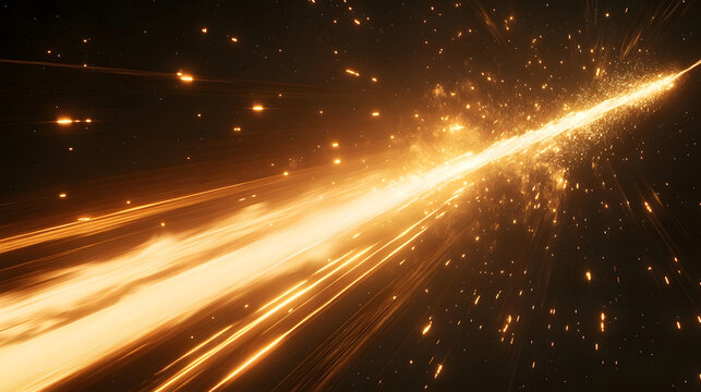 A dramatic burst of red light against a dark background, evoking a sense of urgency or power, ideal for creating a bold and impactful visual.