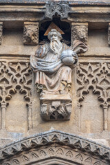 God adorned with sekba on San Marcos church in Seville