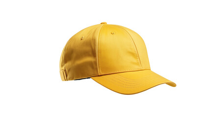 Fototapeta premium Mustard Yellow Baseball Cap Stylish and Comfortable