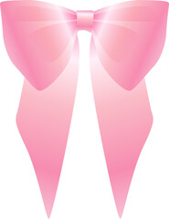 Pink Ribbon Bow Decorative