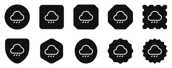 Editable rain, drizzle vector icon. Part of a big icon set family. Perfect for web and app interfaces, presentations, infographics, etc