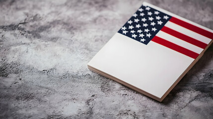 American flag background celebration firework