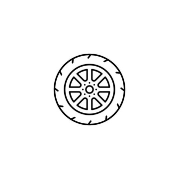 Automotive tire symbol