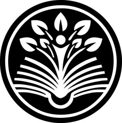 vector illustration sketch icon logo image mascot abstract modern silhouette environmental natural for future technology based company 