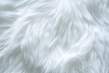 Obraz premium Elegant fluffy white fur with intricate soft textures and delicate details