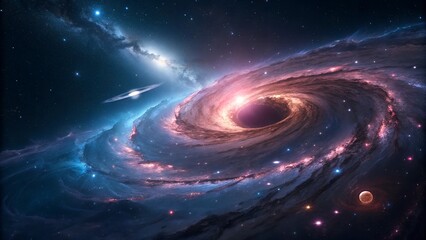 The Heart of the Universe A Stunning Black Hole Scene

