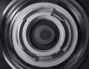 Obraz premium Geometric shapes in contrasting colors arranged in a harmonious circular pattern, geometric, hexagon, pattern