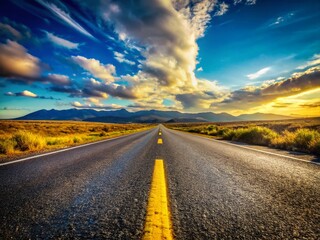 Naklejka premium High Depth of Field Image Pointing Towards Success