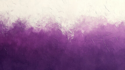 Obraz premium A modern and elegant gradient background with a seamless blend of soft white fading into a deep purple hue, creating a visually stunning transition