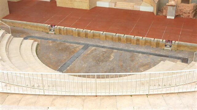 Antiguo he imponente teatro romano de sagunto 