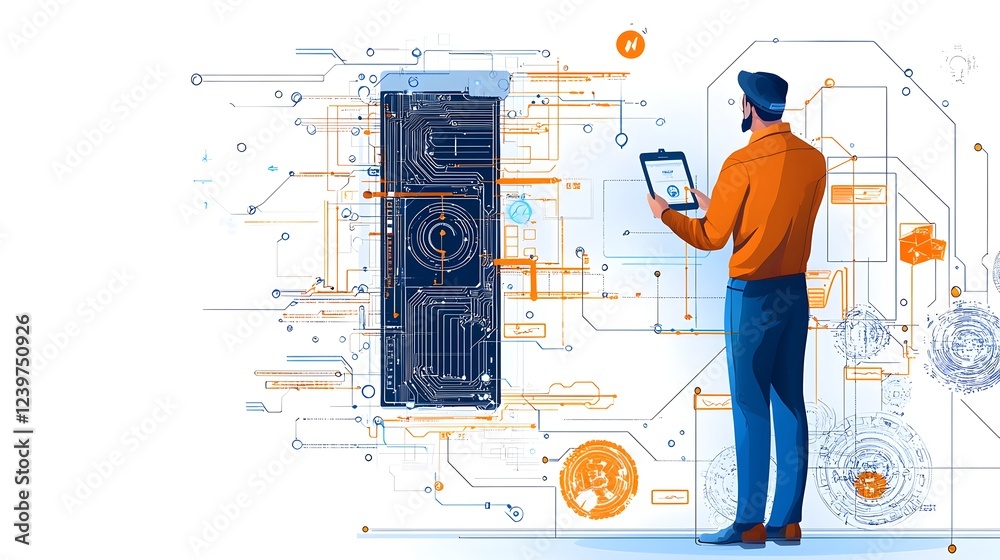 Poster of a real time digital signature verification process integrated with KYC Know Your Customer technology for secure authentication and identification in mobile banking and finance applications