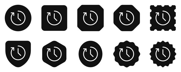 Editable vector nonstop time service hours icon. Part of a big icon set family. Perfect for web and app interfaces, presentations, infographics, etc