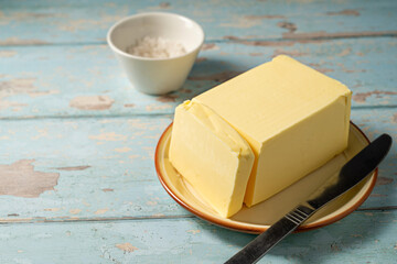 Butter block, grass-feed butter. Vitamin D and source of fat 