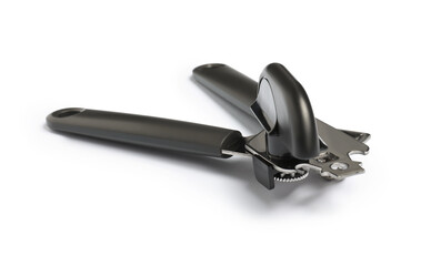 Obraz premium One can opener isolated on white. Kitchen utensil