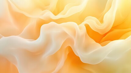 Fototapeta premium Abstract Yellow And Off White Fabric Drape In Soft Light