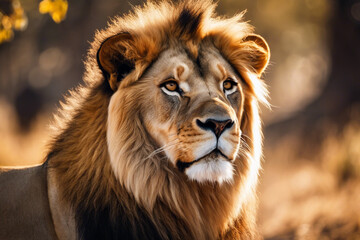 Fototapeta premium Portrait of a lion