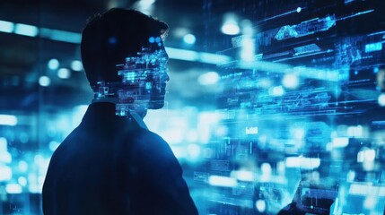 Digital Transformation: Man and Data Stream Fusion