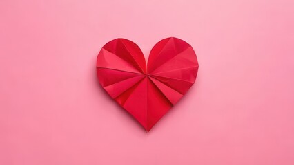 Obraz premium pink heart on a wooden background