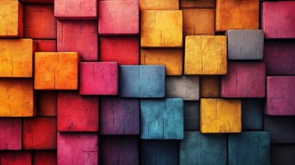 Colorful cubes texture background.