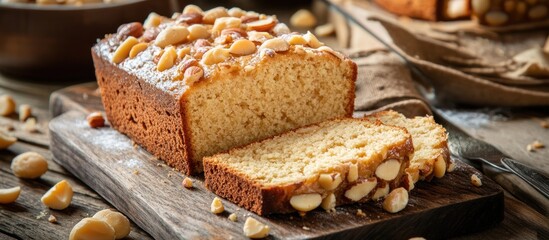 Delicious Homemade Macadamia Nut Loaf Cake