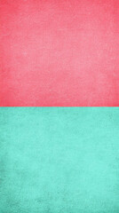 Fototapeta premium Red and teal pastel textured background