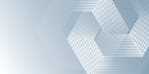 Abstract white background with dynamic wavy hexagon texture. suitable for wallpaper poster banner design modern