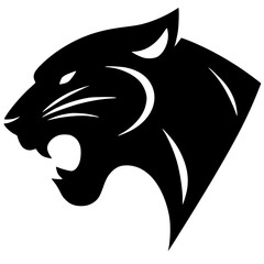 Panther logo silhouette