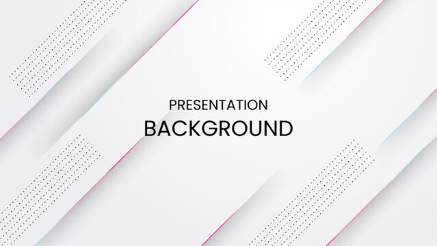 white trendy minimalist geometric background for websites and ads