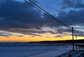 夕焼け,  beautiful, orange, sunset,