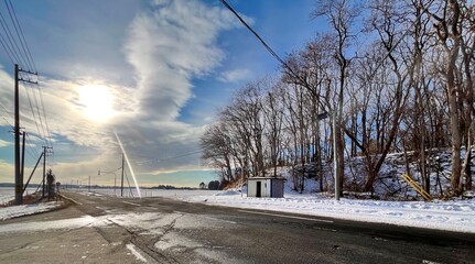 バス停, 田舎, 日本, bus stop, in the countryside, Japan,