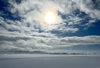 空, 雲, 冬,  air, clouds, winter,