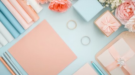 Elegant Wedding Planner Workspace for Beautiful Branding Ideas