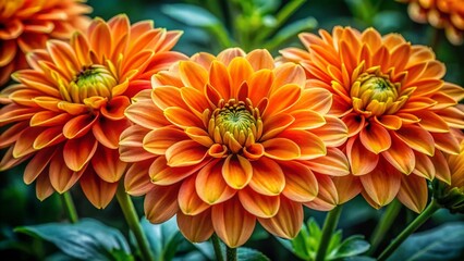 Orange Flowers Close-up in Nature