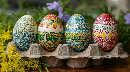 painted easter eggs