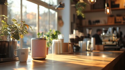 Smart speakers in coffee shops
