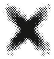 PNG X icon black art illustration.