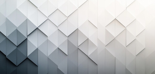 Obraz premium Stylish Abstract white geometric triangle modern minimalist seamless design 