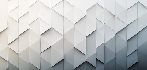 Obraz premium Stylish Abstract white geometric triangle modern minimalist seamless design 