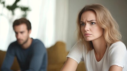 Serious Sad Woman Thinking Over Problems, Meeting Therapist, Struggling with Unmet Expectations and Family Finances, Facing Challenges of Pregnancy After 40
