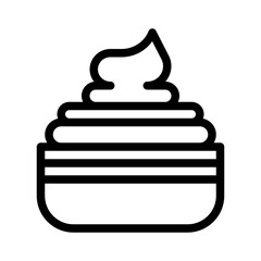 body scrub line icon