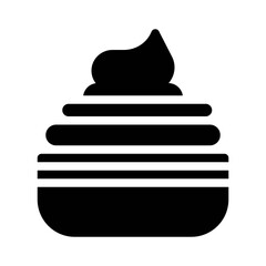 body scrub glyph icon