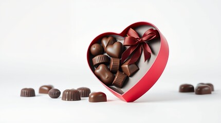 Heart Shaped Chocolate Box Valentines Day Gift
