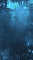 Fototapeta premium Abstract blue textured background with brush strokes